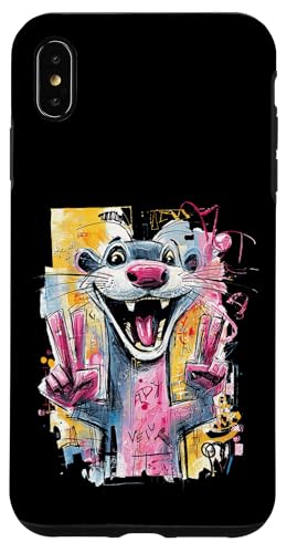 Funny Mouse �_�u���s�[�X �O���t�B�e�B �|�b�v �L�����N�^�[ �O���t�B�b�N �X�}�z�P�[�X iPhone XS Max �p