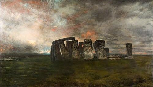 Tableaux Toile Henry Mark Stonehenge 60x90 Grand Format Mur