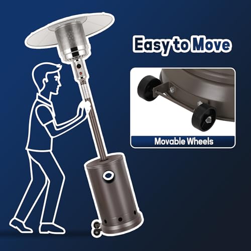 Bilt Hard Patio Heater, Bilt Hard 50,000 Patio Heater For Outdoor Use With Table Design thumb #5