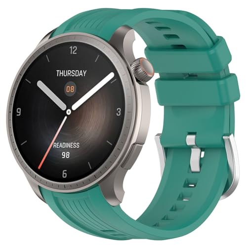 Tyogeephy Silicona Suave Quick-Fit Deportiva Impermeable Recambio Pulsera Correa para Amazfit Balance（A2286）, Compatible con Amazfit Balance