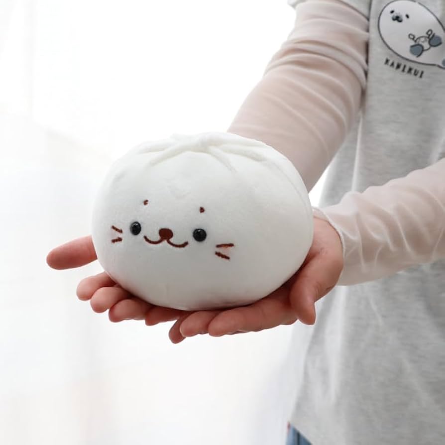 Amazon.co.jp: しろたん 白いもの マスコット 《白い肉まん 》 マザー