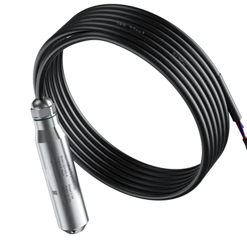 Capteur de niveau d'eau 0-10 V sonde de niveau de liquide cuve puits 5m