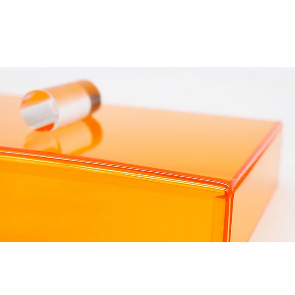 Easyinsmile Dental Curing Light Protector Box Dental Ultraviolet Cover Orange (Large)