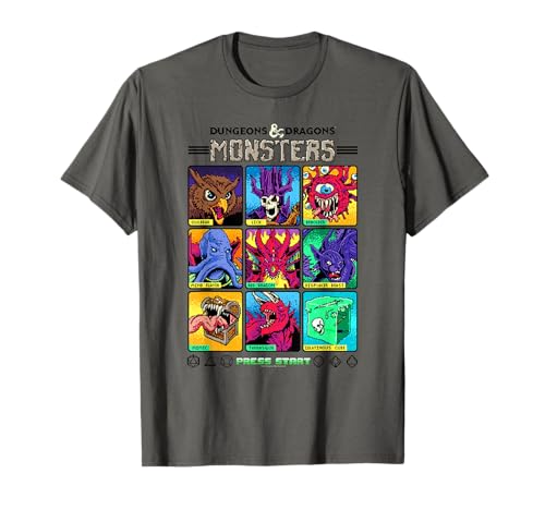Dungeons & Dragons Wizards of The Coast Monster Select Menu Camiseta