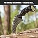BIGCAT ROAR Desert Fox - Handmade Damascus Steel Karambit Knife 7.5