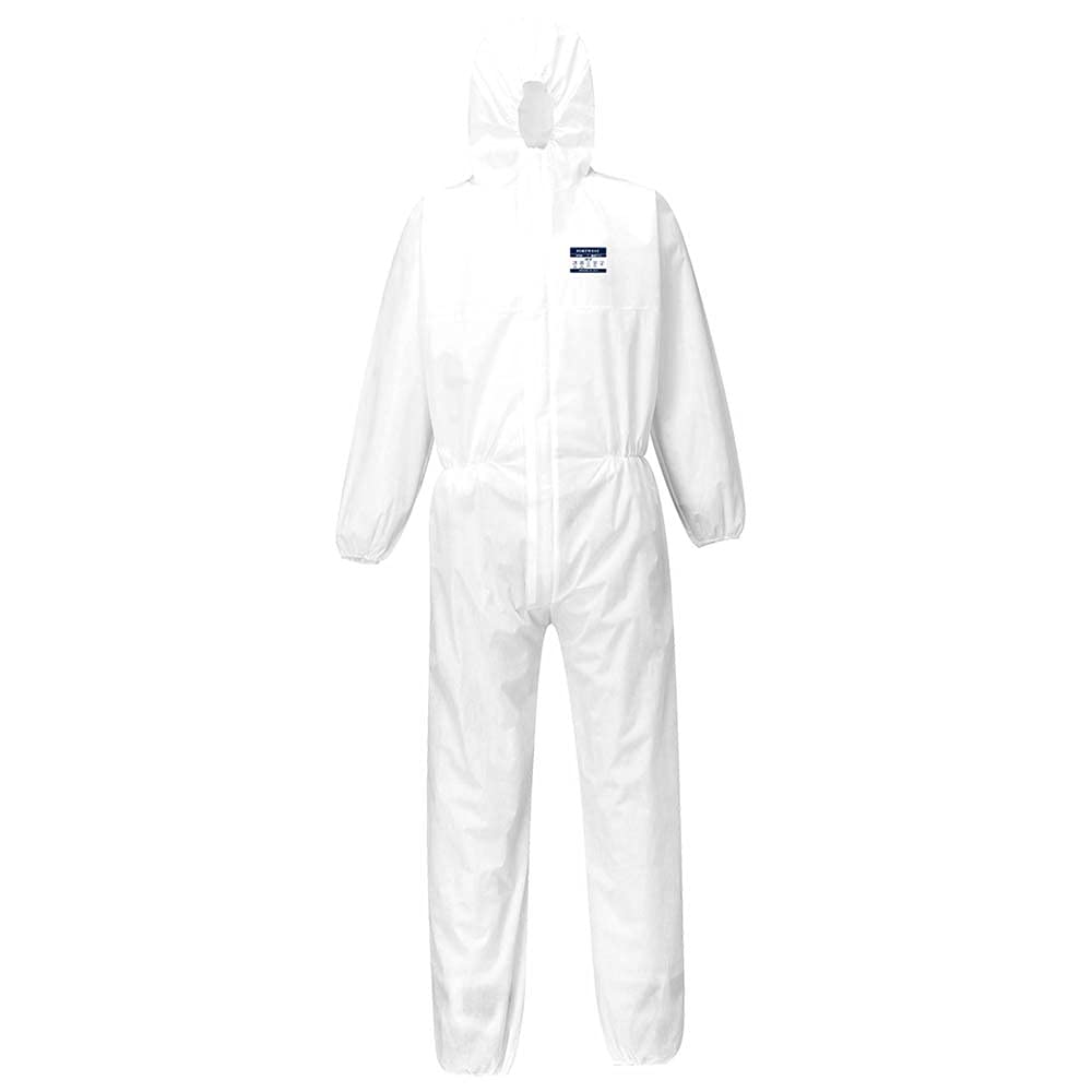Portwest BizTex SMS Coverall Type 5/6 L White (Pack of 50)