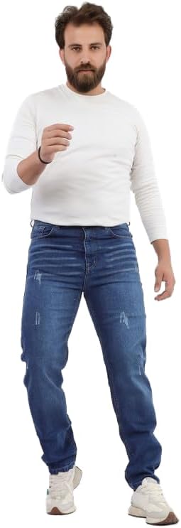 YWEAR Men's slim dark Blue Jeans slm01-376 dark blue 2026 - view 1