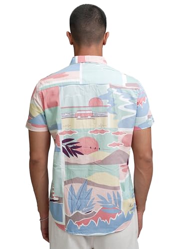 Image of Highlander Men's Printed Slim Fit Shirt
