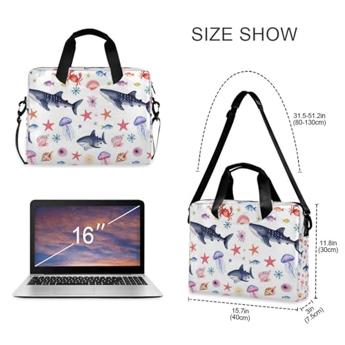 Funda para laptop portátil con correa y asa 15.6 pulgadas miniatura 5
