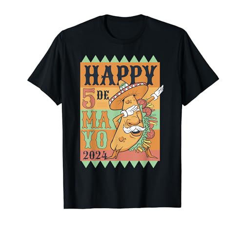 Happy Cinco De Mayo Mexican Fiesta Mayo Mexico Mexicain 2024 T-Shirt