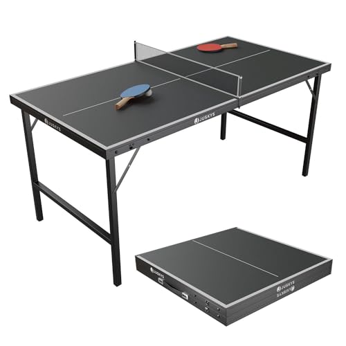 Mini Table de ping-Pong Flexi de Juskys, avec Accessoires - Petite...