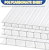 14 Pcs Polycarbonate Greenhouse Panels, 47.2'' x 23.6'' x 0.16'' Twin-Wall Polycarbonates Sheet, Clear Polycarbonate Panels for Greenhouse,Outdoor Garden, Plant Stand Roof #2