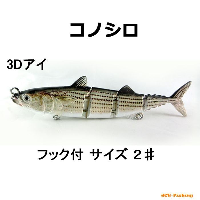 Amazon.co.jp: リアル ミノー ビッグベイト ジョイント ぐねぐね