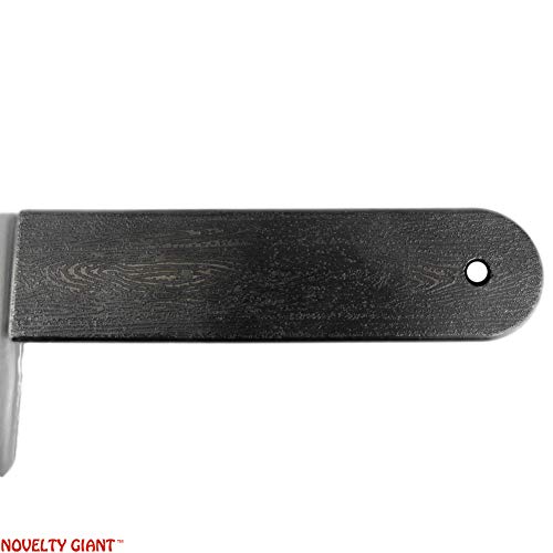 Novelty Giant Www.noveltygiant.com Jumbo Plastic Butcher Knife Costume Prop Black, Grey #TOP1