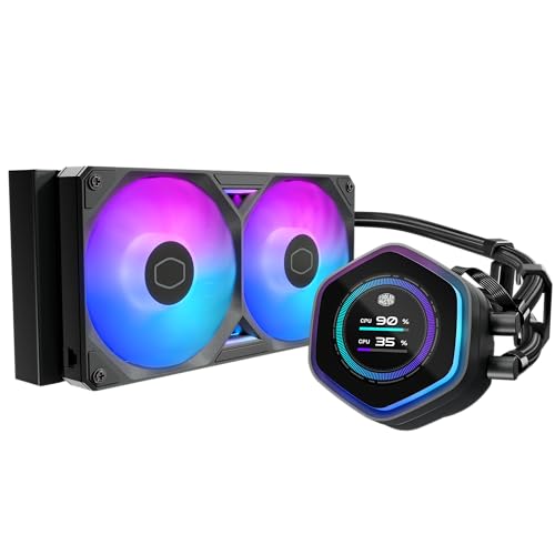 Cooler Master ML 240 Atmos II LCD ARGB 簡易水冷CPUクーラー ブラック MLX-D24M-A25SZ-L1 FN2541