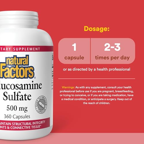 Natural Factors Glucosamine Sulfate Capsules