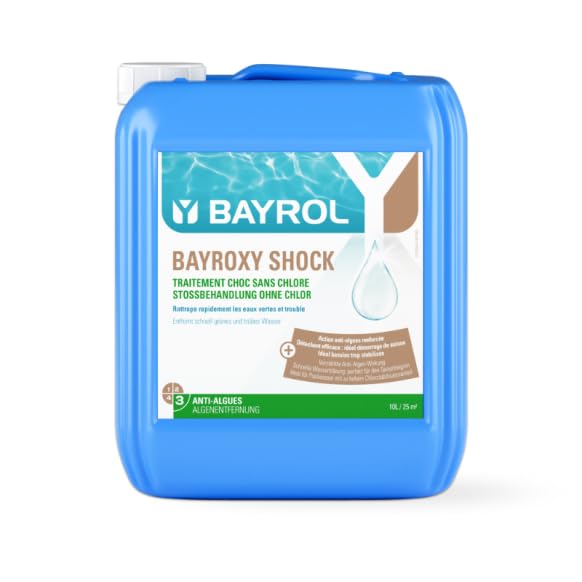 Bayrol Produit d'entretien Piscine - Bayroxy Shock - 10 L de