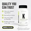 مركب البوتاسيوم NutraBio ، ملحق البوتاسيوم للقلب الصحي والعظام والعضلات وأمبير. الهضم ، 99 ملغ - 120 كبسولة نباتية