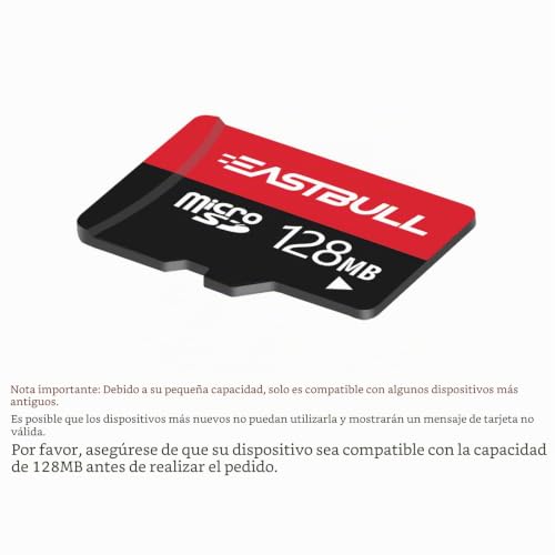 Tarjeta Micro SD 128 MB Clase 10 UHS-I U1 con 2 adaptadores SD 5