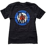 the who who target classic, t-shirt uomo, nero (black black), medium