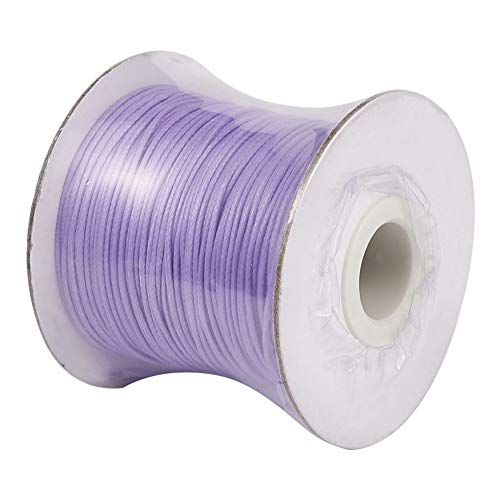 Cordon polyester coréen ciré violet de 80 mètres haute résistance - 7