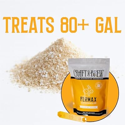 Craft A Brew - Fermax Yeast Nutrient - Multi-Use At Home Brewing Fermax - Improve Yeast Activity & Fermentation Speed - Prevents Stalled Fermentations - For Wines, Hard Ciders & Meads - 1 lb Bag