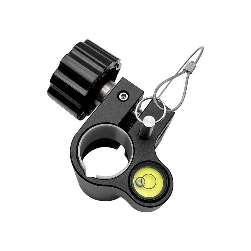 Meccanismo di blocco del sedile in metallo Caratteristiche fiala a bolle incorporata con perno di bloccaggio Palo in fibra di carbonio Twist Total Stions Prism GPS