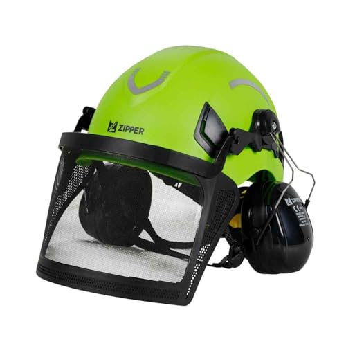 Zipper Casco Forestal ZI-FHPROFI con visera de malla ajustable y proteccion auditiva de 53-64 cm 2