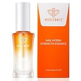 Modelones Nail Strengthener and Growth Scented Nail Repair for Damaged Nails 3-in-1 Nail Hardener Extra Strong Treatment Mode Gifts for Women 13.5ml