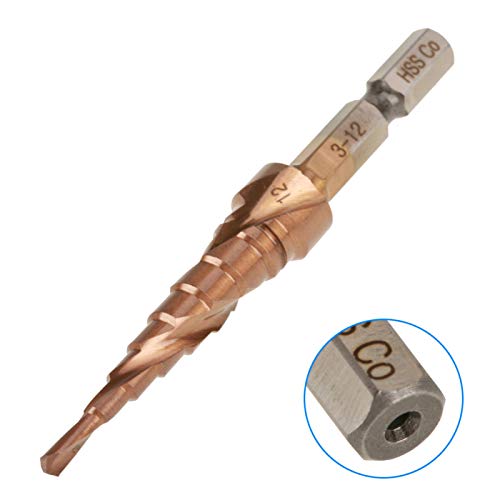 Punta elicoidale a gradini, 1 pezzo Impugnatura