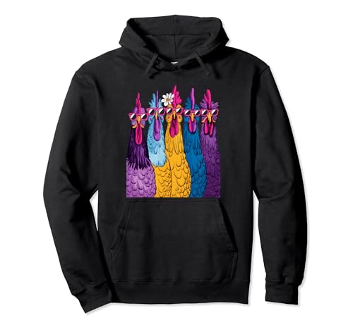 Funny Chicken Lover Farming Country Cottagecore Farm Mom Sweat à Capuche