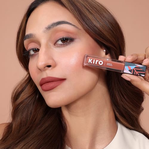 Image of Kiro Non-Stop Airy Matte Liquid Lipstick - Nude Mocha (Nude Peach), 5ml | Super-Pigmented, Long-Lasting, hydrating | Waterproof, Smudge-Proof, Lightweight | Infused with Avocado & Apricot Oil