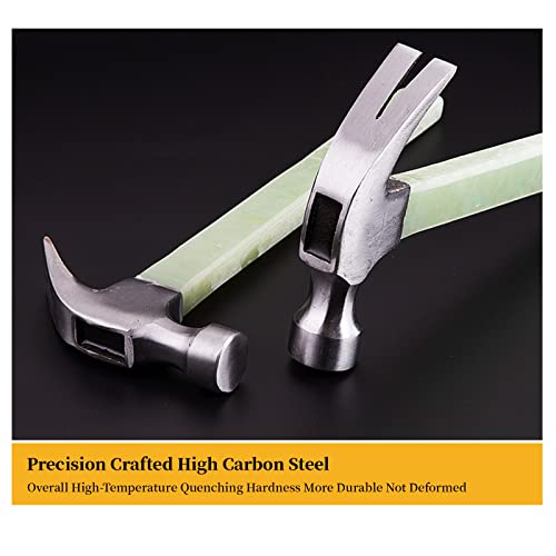 Claw Hammers, Sledge Hammer Ball Peen Hammers With Anti Slip Handles For Metal Working Garage Home Kit,Anti Slip Section 0.25Kg #TOP5