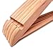 Cedar Elements Aromatic Cedar Adult Hangers for Business Suits Shirts Dresses Sweaters Pant hanging12PK (with Pant bar)