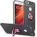 Produktbild XCYYOO Kompatibel mit Xiaomi Redmi Note 5A Hülle, Ring Kickstand 360 Grad Rotierenden Ring Drop Schutz Stoßdämpfung weichen TPU Cover [Arbeit mit magnetischen Auto Halterung]