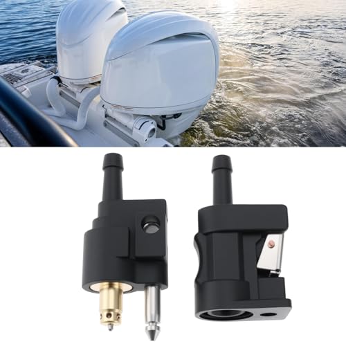 Briny River 1/4 Zoll 6 Mm Barb Männlich Weiblich Kraftstoffleitung Schnellverbinder Kompatibel mit Yamaha Außenbordmotor