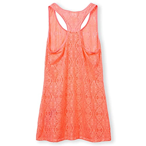 Girls Swimsuits Cover-Ups Kids Crossback Beach Crochet Mesh Dress Swim Cover Up For Girls (12, Chengsetihuabu) #TOP1