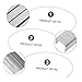 jojofuny 5000pcs Heavy Duty Door-Type Staples Nails for Nailer Precision Production for Furniture Trim and Picture-Frame Assembly for Industrial Use