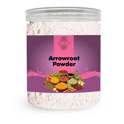 VEDIK SATTVA All Natural Arrowroot Powder 7.05 OZ / 200 GM | Set Of 1 Box