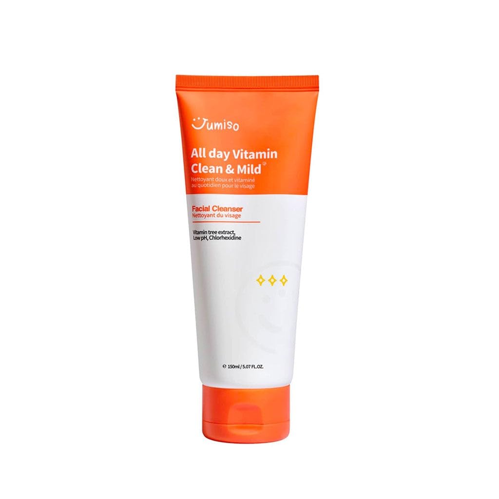 All day VITAMIN Clean & Mild Facial Cleanser, Low pH, Vitamin, Vegan, Sensitive skin