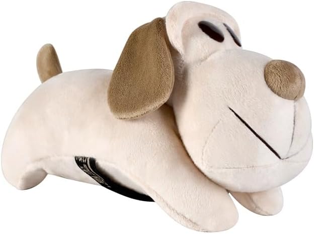 Multi Purpose Car Carrying Creative Cute Cartoon Plush Dog Tissue Box Storage for Home Decoration Table Store Bedroom (Beige)