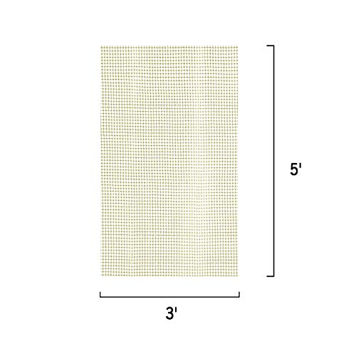 Itsoft Non Slip Area Rug Pad Carpet Underlay Mat On Hard Floor Runner Extra Strong Grip, 3 X 5 Feet #TOP1