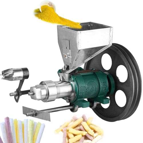 YXCUSAM Food Puffed Extruder,Multi Function Corn/Rice Puffer Machine,Street Stall Puffed Food Extruder,with 7 Molds