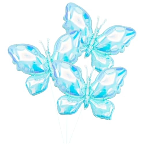 Image of PLAP Birthday Butterfly Party Balloons Party Decorate with Balloon Decorations (Blue)