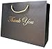 MODEENI 12 Gift Bags Large Thank You Paper Shopping Bags with handles 13x5x10 Large Gift Bags Heavy Duty Premium Quality Matte Embossed for Merchandise, Baby Shower Bags store business