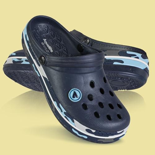 Image of Aqualite NEO-151 Clogs for Men | Mens Clogs Lightweight & Comfortable | Classic Clogs Men Slip-On Men Clogs Casual Footwear | Men's Clogs & Mules Clogs