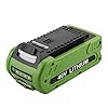 Energup 40V 2500mAh Batteria di ricambio per utensili a batteria GreenWorks 40V serie G-MAX 29472 29462 2901319 LB40A010 24252 25322 20262 29252 20202 22262 27062 20642
