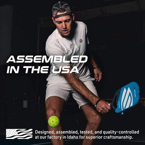 Selkirk Sport LUXX Control Pickleball Paddle | Florek Carbon Fiber Pickleball Paddles with a Polypropylene X7 Core | The Pickle Ball Racket Designed for Ultimate Power & Control | Invikta Blue