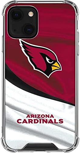 Skinit Clear Phone Case Compatible with iPhone 13 - Officially Licensed NFL Arizona Cardinals Design