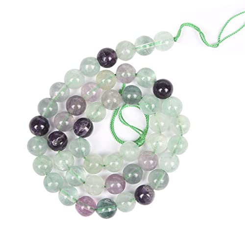 Perles de pierre naturelle fluorite A+ de 10mm pour bijoux d'exception - 6